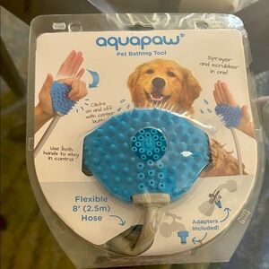 Aqua Blue Pet Bathing Tool